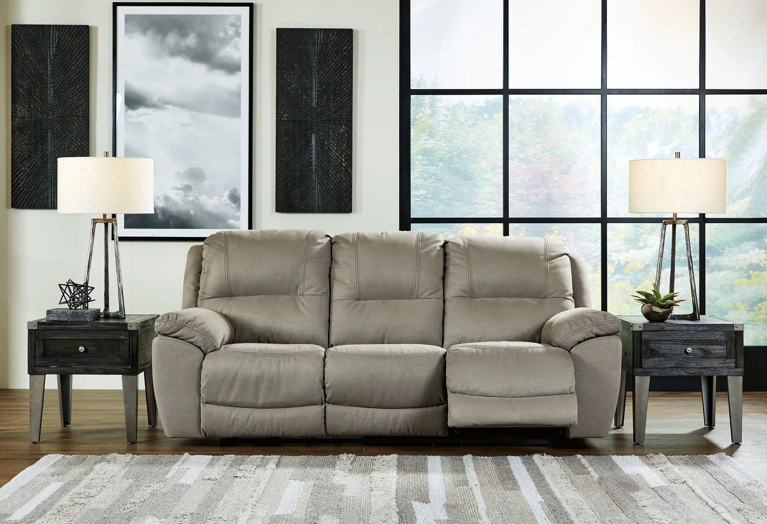 Reclining Sectionals > Microfiber