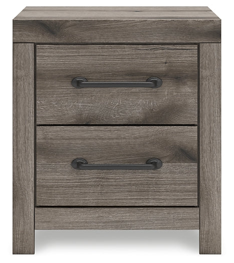 Graystorm Twin Panel Bed with Mirrored Dresser, Chest and Nightstand
