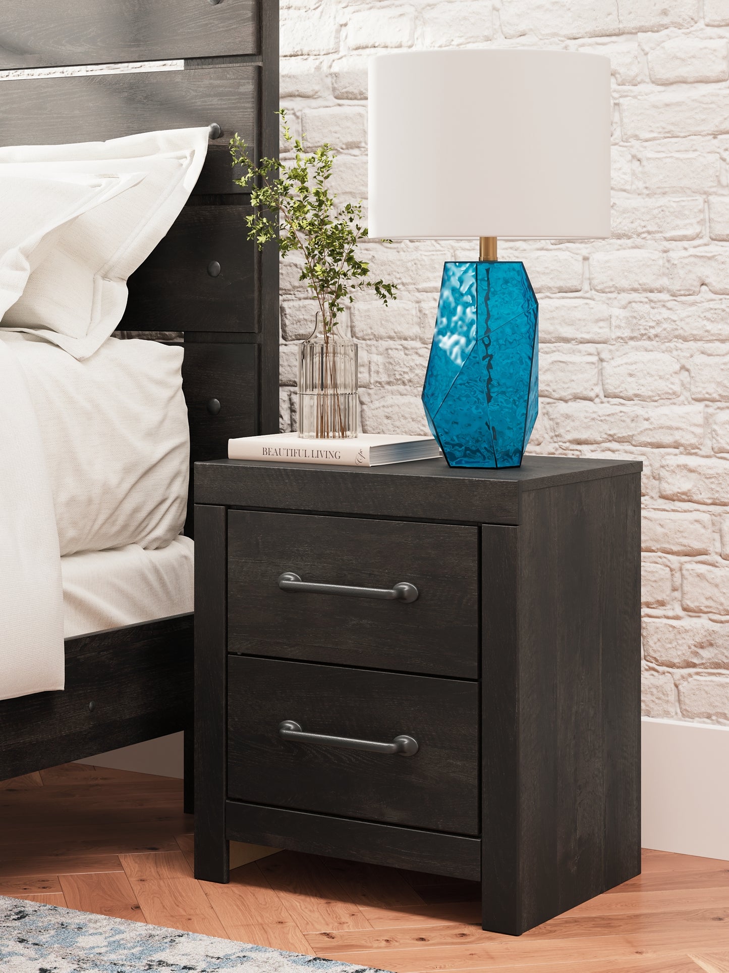 Hollivern Twin Panel Storage Bed with Mirrored Dresser, Chest and Nightstand